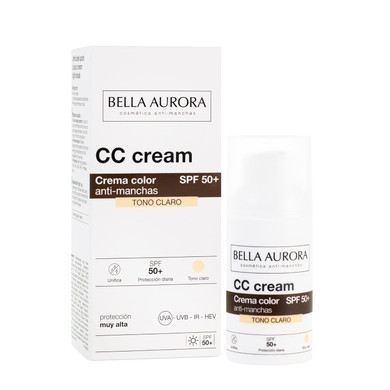 Bella Aurora CC Cream Light Shade SPF50 Plus, 30 ml