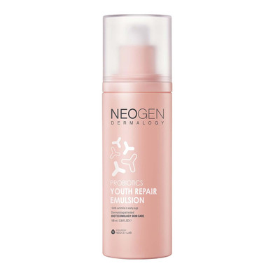 DERMALOGY by NEOGENLAB Probiotics Youth Repair Emulsion 3.38 Fl Oz (100ml) - Hydrating & Firming Facial Emulsion with Probiotics Lactobacillus & Bifida & Collagen - Korean Skin Care