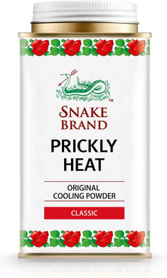 Snake Brand Prickly Heat Cooling Powder For Everyday Use - Anti-Chafing, Heat Rash Relief, Absorbs Sweat, Classic Original Scent (4.9 Oz / 140G)4.93 Ounce (Pack Of 1)