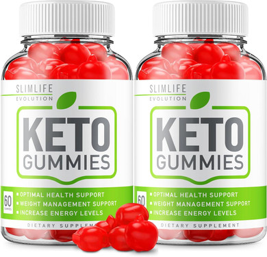 (2 Pack) SlimLife Keto ACV Gummies - Official - Keto Slim Life Evolutions Weight Loss ACV Advanced Formula Plus Apple Cider Vinegar Dietary Supplement B12 Beet Root Juice (120 Gummies)