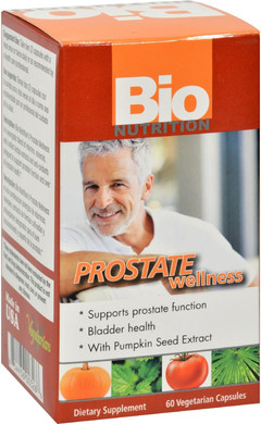2 Pack Of Bio Nutrition Prostate Wellness - 60 Vegetarian Capsuless - Wheat Free -