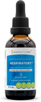 Secrets Of The Tribe - Respiratory, Respiratory Health Formula, Herbal Supplement Blend Drops Alcohol-Free Liquid Extract (2 Fl Oz)2.00 Fl Oz (Pack Of 1)