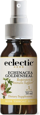 Eclectic Institute Kid'S Echinacea - Goldenseal Throat Spray (Orange Flavor) 1 Ounce