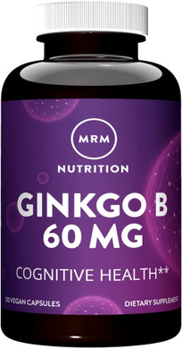 Mrm Nutrition Ginkgo B 60Mg | Gluten-Free + Vegan | 120 Servings