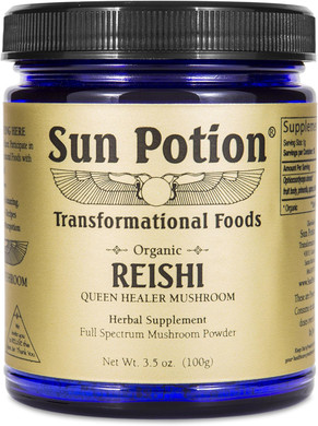 Sun Potion Reishi Mushroom Powder (Organic) - (100G)