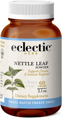 Eclectic Institute Raw Fresh Freeze-Dried Nettle Leaf Whole Food Powder | 2.1 Oz (60 G)