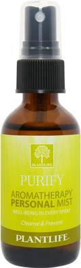 Plantlife Purify Mist Face And Body Spray - Straight From The Plant 100% Pure Therapeutic Grade - Take With You Everywhere - Made In California 2 Oz