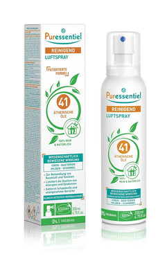 Puressentiel Purifying Air Spray With 41 Essential Oils - Room And Home Spray - Instantly Freshens The Air - Infused With Essential Oils - Eliminates Unpleasant Odors - Aromatherapy Based - 200 Ml