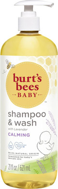 Burt'S Bees Baby Lavender Shampoo & Wash, Tear Free Non Irritating Soap, Gentle Plant Based Formula, Pediatrician Tested, Calming - 21 Oz