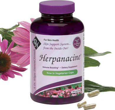 Diamond Herpanacine Natural Skin Care And Immune Support - Vitamins To Help Clear Skin - Complete Skin And Immune System Support From The Inside Out - Made With Natural Ingredients - (200 Count)