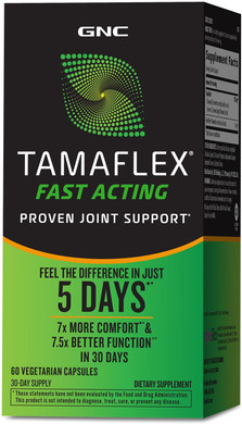 Gnc Tamaflex Fast Acting, 60 Vegetarian Capsules, Joint Support