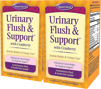 Nature'S Secret Urinary Flush & Support 60 Capsules (Pack Of 2)