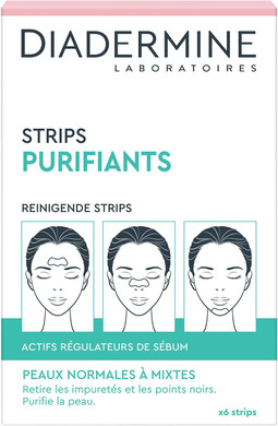 Diadermine - Purifying Strips (Pack Of 6)