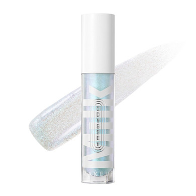 Milk Makeup Odyssey Lip Oil Gloss, Globetrot (Sky Blue Shimmer) - 0.2 Oz - High-Shine Lip Gloss For Smoother, Fuller Lips - Long Lasting & Non Sticky - Sweet Vanilla Scent - Vegan Cruelty Freeglobetrot