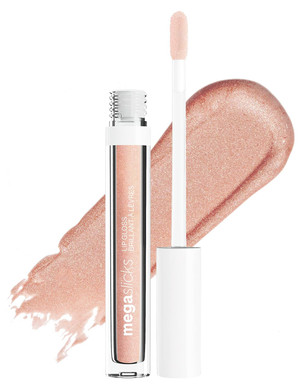 Wet N Wild Mega Slicks Lip Gloss | Long Lasting | Hyaluronic Acid | High Shine | Champagne Pleasepink Champagne Please