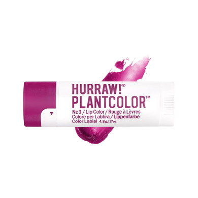Hurraw! Plantcolor Lip Color No. 2: Red/Purple Shade. Highly Pigmented Tinted Balm And Lipstick Alternative. Vegan And All-Natural. Easy Application. Buildable. First Of Its Kind. Made In Usa