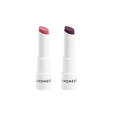 Honest Beauty Tinted Lip Balm 2-Pack | Antioxidant-rich Acai Extracts + Avocado Oil | EWG Certified, Vegan, Cruelty FreeSummer Melon + Plum Drop