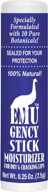 Montana Emu Ranch - Emugency All Purpose Moisturizing Pocket Stick - 0.25 Ounce - Helps Relieve Chapped, Cracked, And Split Lips And Skin