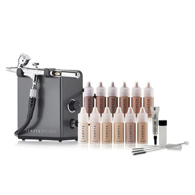 TEMPTU Pro Plus Versatile, Professional Dual-Action Airbrush Compressor For Beauty & Light Body Work | Lightweight & Travel-Friendly