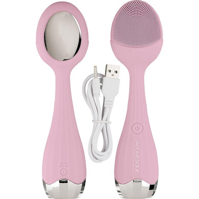 JAPONESQUE SKINTherapy Rejuvenating Sonic Facial Cleanser. Massager and Cleanser, Sonic Vibration with Soft Silicone Bristles