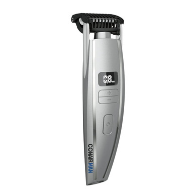 Conairman Beard Trimmer For Men, For Face And Mustache, Wet/Dry Beard And Stubble Trimmer, Flex Contouring Head With 15 Precise Settings And Premium