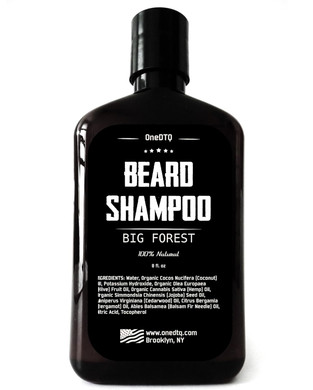 Big Forest Beard Growth Shampoo; All Natural & Organic Facial Hair Wash; Menã¢ÂS Liquid Soap Lathers Big And White, 9 Ounce Bottle