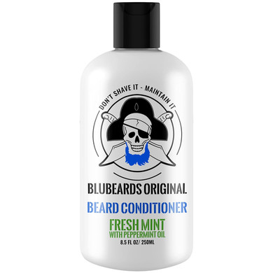 Bluebeards Original Fresh Mint Beard Conditioner for Men, 8.5 oz. - Beard Softener Infused with Peppermint Oil to Deeply Condition, Soften, and Moisturize Your Beard and Skin Underneath - Made in USA