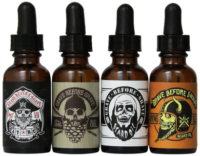 Grave Before Shaveã¢Â Beard Oil 4 Pack