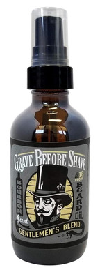 Grave Before Shaveã¢Â Gentlemen'S Blend Beard Oil (Bourbon/Sandal Wood Scent) 4 Oz. Big Bottle