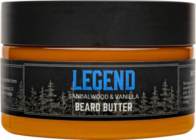 Live Bearded: Beard Butter, Made In Usa - Legend, 3Oz - Beard Leave In Conditioner- Beard Care To Moisturize, Style, Condition - Beard Softener With Shea Butter & All-Natural Ingredients