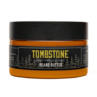 Live Bearded: Beard Butter, Made In Usa - Tombstone, 3Oz - Beard Leave In Conditioner- Beard Care To Moisturize, Style, Condition - Beard Softener With Shea Butter & All-Natural Ingredients