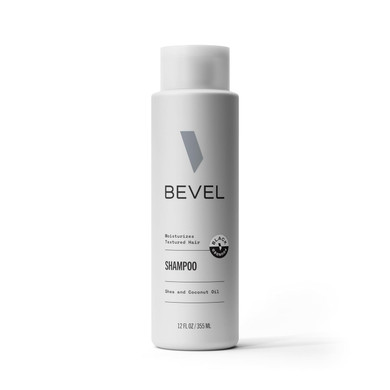 Bevel Shampoo For Men - Sulfate Free Shampoo For Textured Hair With Coconut Oil And Shea Butter, Detangles Course, Curly Hair, 12 Oz