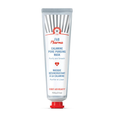 First Aid Beauty Fab Pharma Calamine Pore Purging Mask  Detoxifying Face Mask With Calamine, Kaolin Clay, Bentonite Clay And Salicylic Acid  2.5 Oz