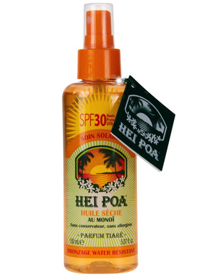Hei Poa Huile Sã£Â¨Che Au Monoã£Â¯ Parfum Tiarã£Â© Spf30 (150 Ml)