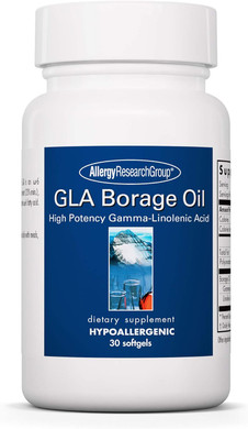 Allergy Research Group - Gla Borage Oil - High Potency Gamma-Linolenic Acid, Omega-6-30 Softgels