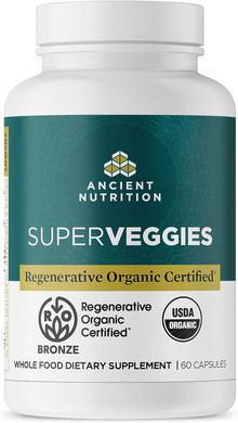 Ancient Nutrition Regenerative Organic Certified Superfruits Capsules, Supports Gut And Immune System Health, Made With Probiotics, Dragonfruit, Mulberry, And Goji, 60 Count