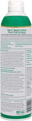 Hartz Natureã¢ÂS Shield Flea & Tick Spray Treatment For Cats, Natural And Effective Flea & Tick Prevention And Protection For Dogs With Cedarwood And Lemongrass Oil, 14 Ounces