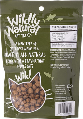 Wildly Natural Cat Treats, Tuna Flavor, 2.5 Oz