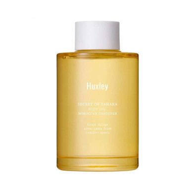 Huxley Secret Of Sahara Body Oil Moroccan Gardener 3.38 Fl. Oz | Korean Ultra Hydrating Body Oil | Deep Hydration With Vitamins A, B2, E And K (New Package)