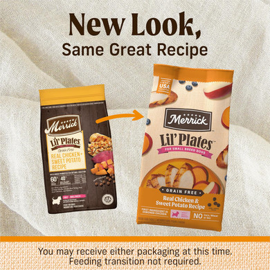 Merrick Lilã¢Â Plates Premium Grain Free Dry Dog Food For Small Dogs, Real Chicken And Sweet Potato Kibble - 20.0 Lb. Bag