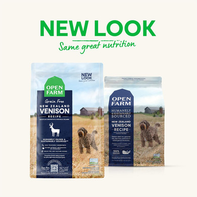 Open Farm New Zealand Venison Grain-Free Dry Dog Food, 100% Humanely Raised High-Protein Recipe With Non-Gmo Superfoods And No Artificial Flavors Or Preservatives, 4 Lbs