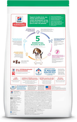 Hill'S Science Diet Puppy Lamb Meal & Brown Rice Recipe Dry Dog Food, 4 Lb. Bag