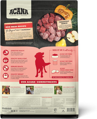 Acana Grain Free Dry Dog Food, Red Meat Recipe, 4.5Lb4.5 Pound (Pack Of 1)