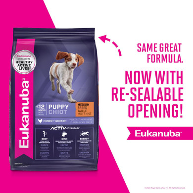 Eukanuba Puppy Medium Breed Dry Dog Food, 5 Lb4.5 Pound (Pack Of 1)