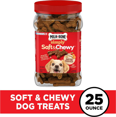Milk-Bone Simply Soft & Chewy Dog Treats, 25 Ounce