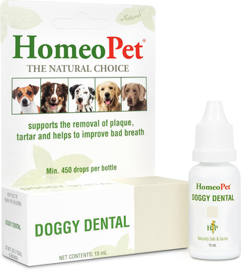 Homeopet Doggy Dental, Dental Care For Dogs, 15 Milliliters