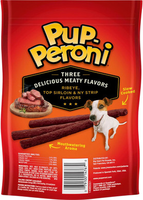 Pup-Peroni Triple Steak Flavored Dog Treats, 5.6 Ounce (Pack Of 8)5.6 Ounce (Pack Of 8)