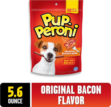 Pup-Peroni Original Bacon Flavor Dog Treats, 5.6 Ounce (Pack Of 8)5.6 Ounce (Pack Of 8)