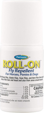Farnam Roll-On Fly Repellent For Horses, Ponies And Dogs 2 Ounces