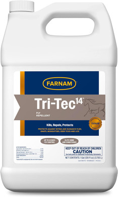 Farnam Tri-Tec 14 Horse Fly Spray, Kills, Repels, Protects, 32 Ounces